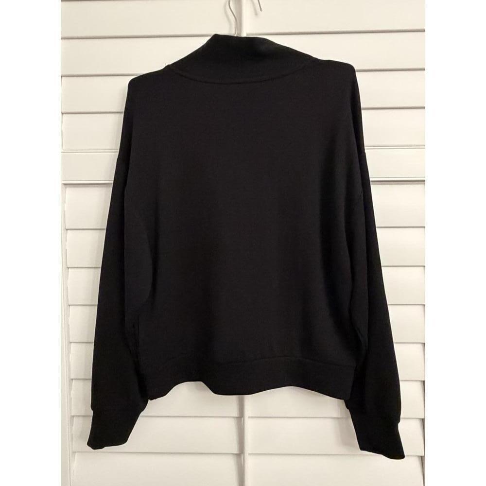 Tribal techno stretch dolman top quarter zip size Medium - Picture 5 of 6